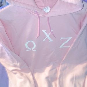 Pink sorority hoodie
